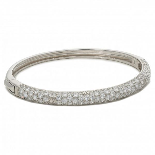 Bracciale MICHAEL KORS - Stingray Bngle MKC1494AN040 Rhodium Clear Cz Bracciale MICHAEL KORS - Stingray Bngle MKC1494AN040 Rhodium Clear Cz