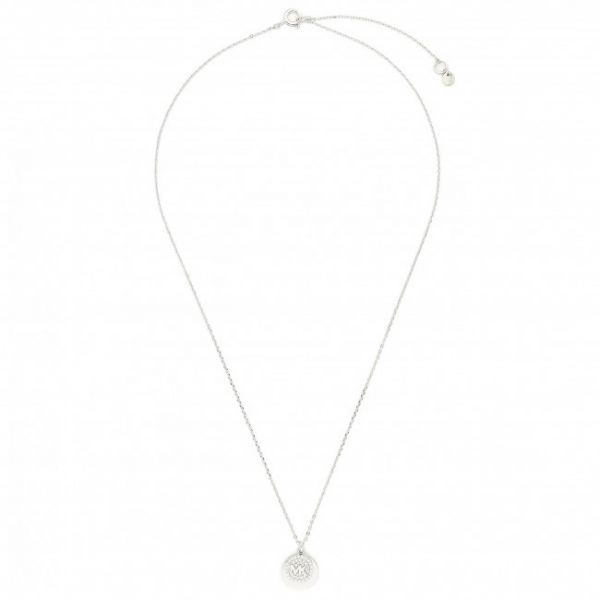 Collana MICHAEL KORS - Pave Coin Neck MKC1515AN040 Rhodium Clear Cz Collana MICHAEL KORS - Pave Coin Neck MKC1515AN040 Rhodium Clear Cz
