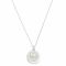 Collana MICHAEL KORS - Pave Coin Neck MKC1515AN040 Rhodium Clear Cz