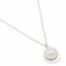 Collana MICHAEL KORS - Pave Coin Neck MKC1515AN040 Rhodium Clear Cz