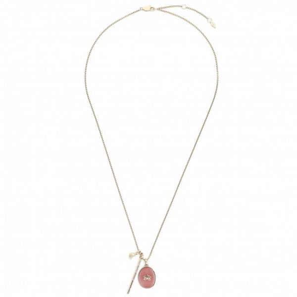 Collana FOSSIL - Vintage Motifs JF03786710 Gold Collana FOSSIL - Vintage Motifs JF03786710 Gold