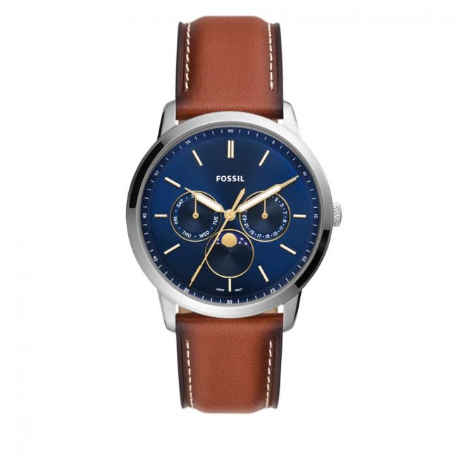 Orologio FOSSIL - Neutra Multi Moonphase FS5903 Brown