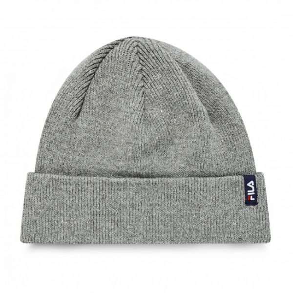 Berretto FILA - Beanie With Flag Logo 686168 Ligh Grey Melange Bros B13
