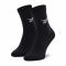 Set di 3 paia di calzini lunghi unisex Reebok - Cl Fo Crew Sock 3P HF5484 Black/Black/Black