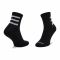 Set di 3 paia di calzini lunghi da uomo adidas - HC 3S Quart 3PP HD2212 Black/Black/Black