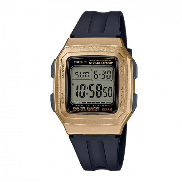 Orologio CASIO - Vintage F-201WAM-9AVEF Gold/Black Orologio CASIO - Vintage F-201WAM-9AVEF Gold/Black