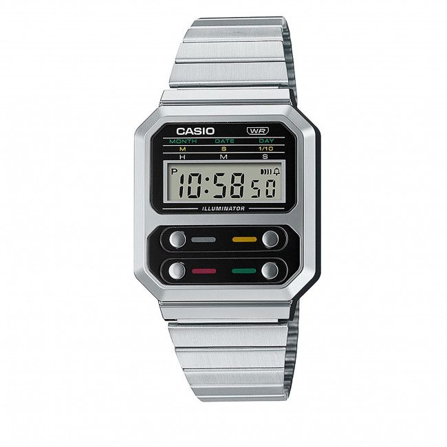 Orologio CASIO - Vintage A100WE-1AEF Silver