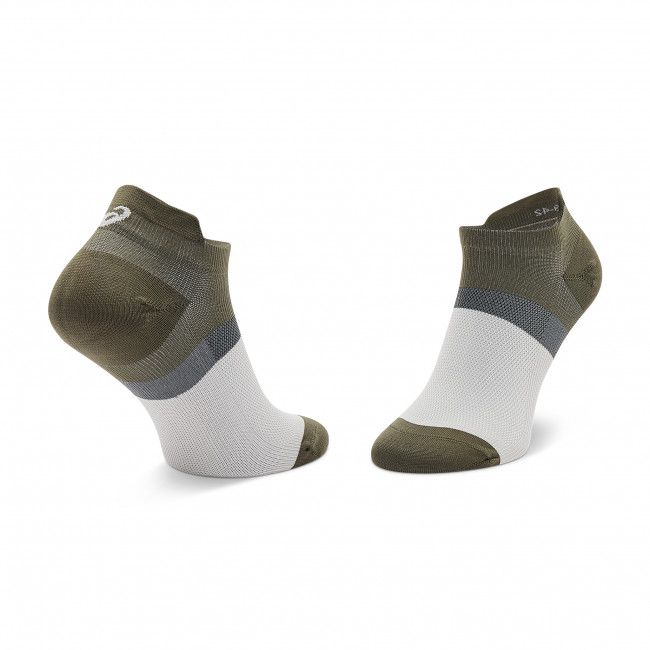 Set di 3 paia di calzini corti unisex ASICS - Color Block 3033B560 Mantle Green 300