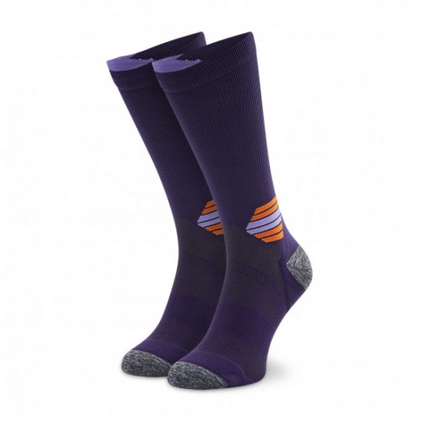 Calzini lunghi unisex ASICS - Fujitrail Run Crew 3013A700 Night Shade/Nova Orange 500