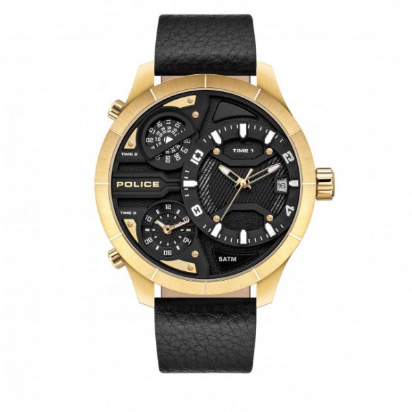 Orologio POLICE - Bushmaster PEWJB2110601 Black/Gold