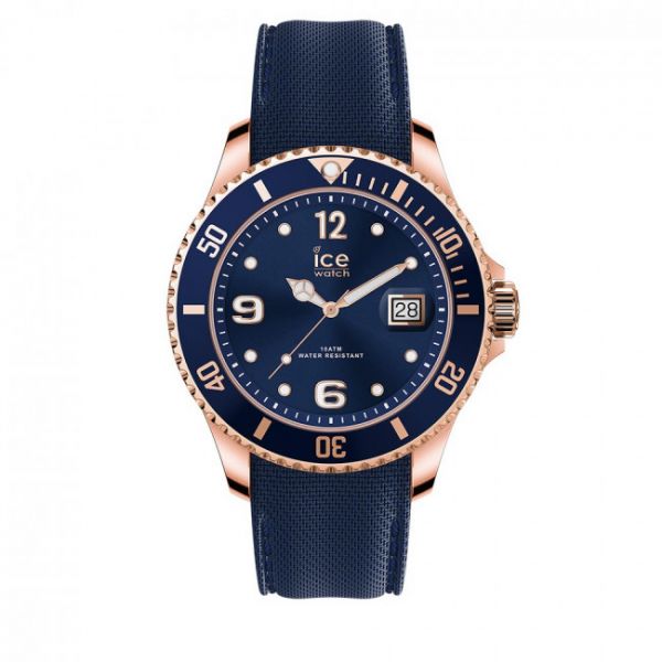 Orologio Ice-Watch - Ice Steel 017665 L Blue/Rose Gold