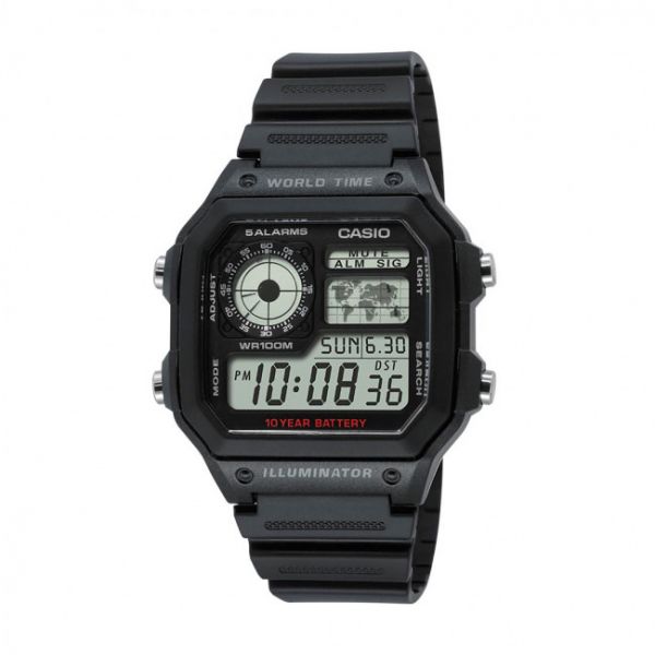 Orologio Casio - AE-1200WH-1AVEF Black Orologio Casio - AE-1200WH-1AVEF Black