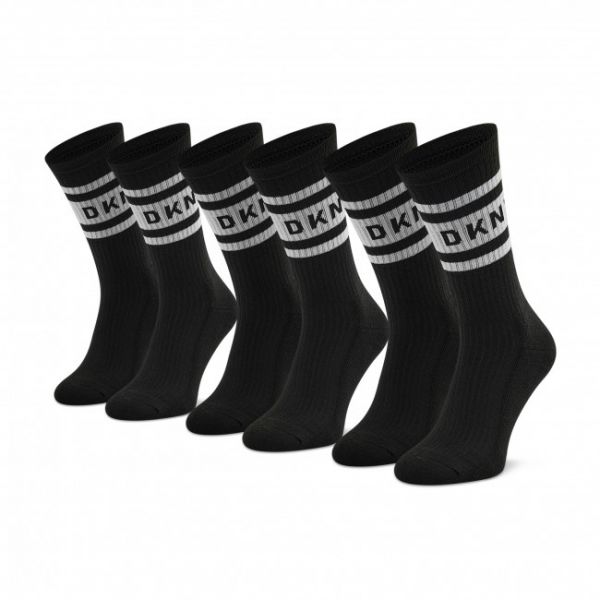 Set di 3 paia di calzini lunghi da uomo DKNY - Reed S5_6320_DKY Black