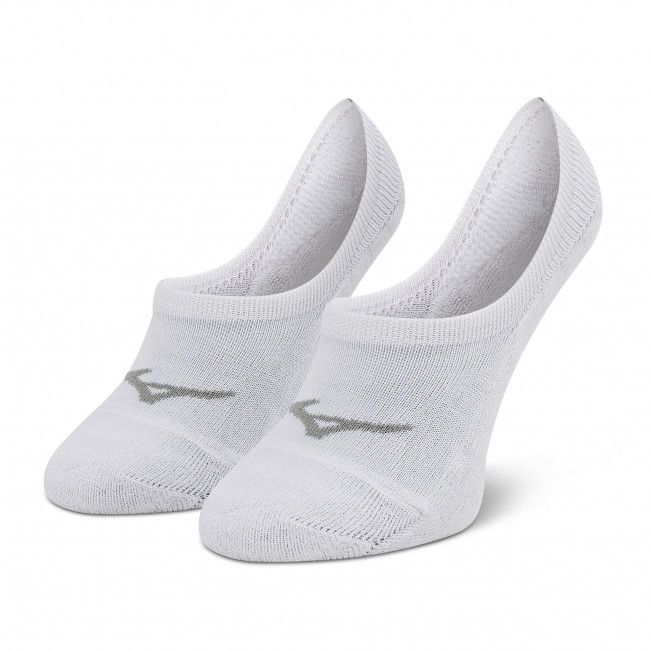 Set di 3 paia di pedulini da uomo MIZUNO - Super Short Socks 3P J2GX005577 White/Black/Grey