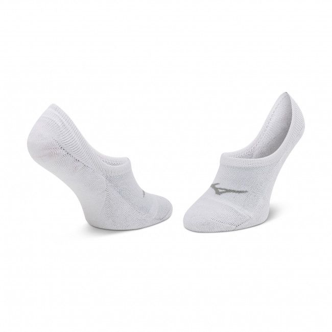 Set di 3 paia di pedulini da uomo MIZUNO - Super Short Socks 3P J2GX005577 White/Black/Grey
