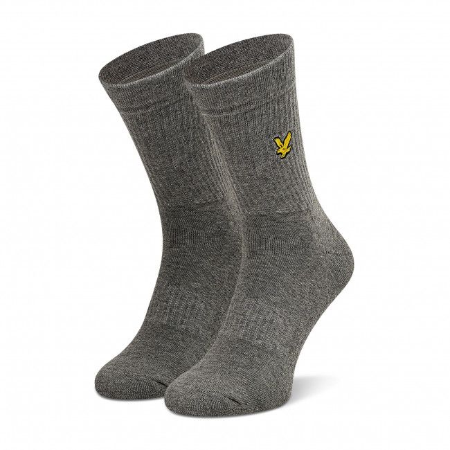 Set di 3 paia di calzini lunghi da uomo LYLE &amp; SCOTT - Hamilton LS-SPRT-SK-502-3321 Black/Grey/Bright White