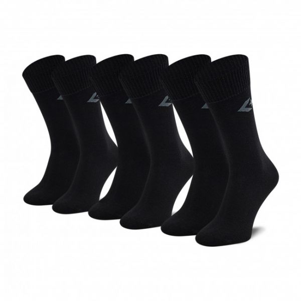 Set di 3 paia di calzini lunghi da uomo Converse - E745B-3010 r.39-42 Nero Set di 3 paia di calzini lunghi da uomo Converse - E745B-3010 r.39-42 Nero