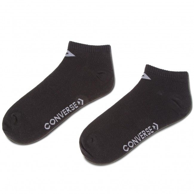 Set di 3 paia di calzini corti unisex Converse - E747B-3010 Nero
