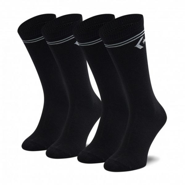 Set di 2 paia di calzini lunghi da uomo Converse - E1025B-2010 r.39-42 Nero Set di 2 paia di calzini lunghi da uomo Converse - E1025B-2010 r.39-42 Nero