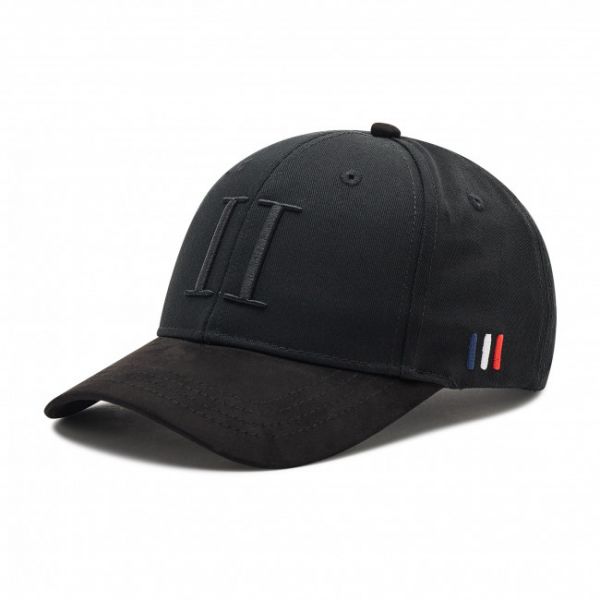Cappello con visiera LES DEUX - Baseball Cap Suede II LDM702003 Black 100100 Cappello con visiera LES DEUX - Baseball Cap Suede II LDM702003 Black 100100