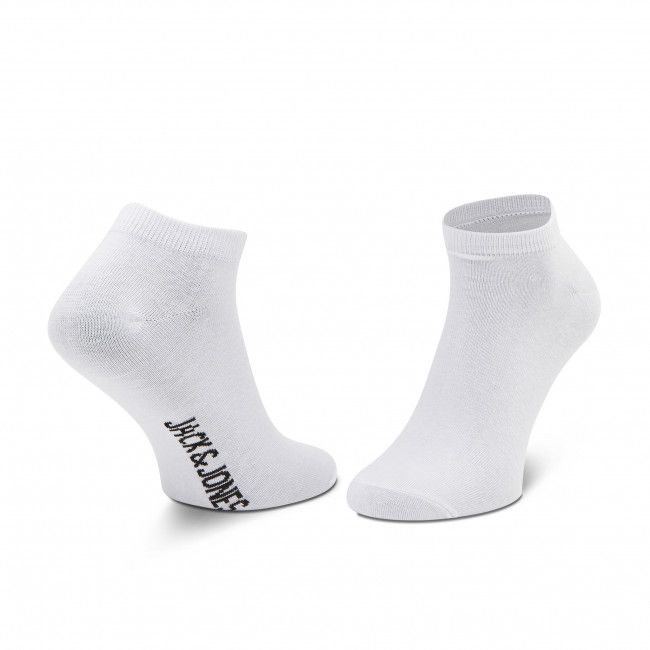 Set di 5 paia di calzini corti da uomo Jack&amp;Jones - Jacdongo Socks 5 Pack Noos 12120278 Whtie