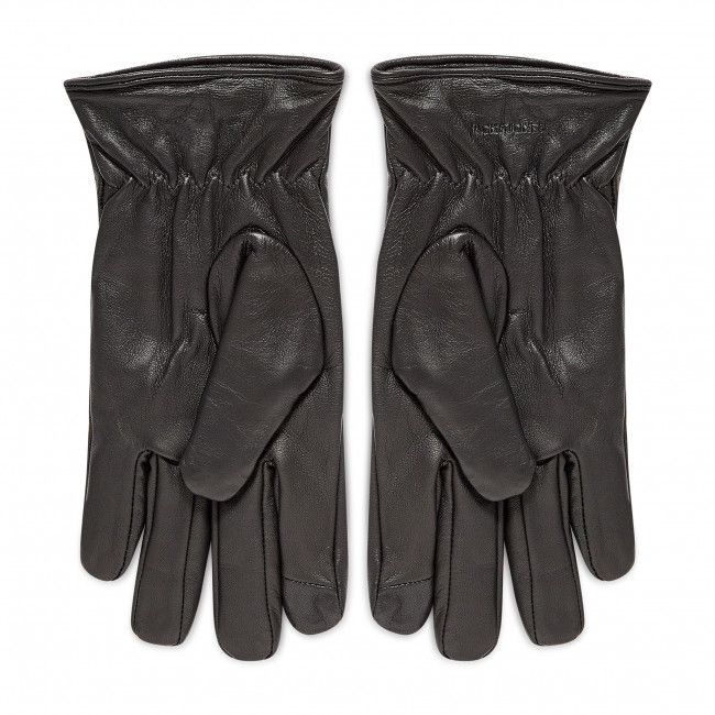 Guanti da uomo Jack&amp;Jones - Jacmontana Leather Gloves Noos 12125090 Black