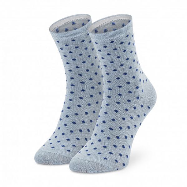 Calzini lunghi da donna PIECES - Sebby Glitter 17094859 Kentucky Blue