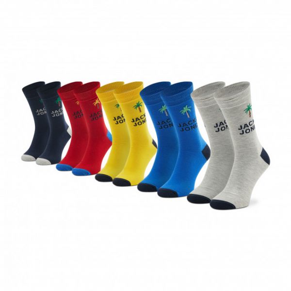 Calzini lunghi da uomo Jack&amp;Jones - Jaczoey 12217535 Electric Blue/Solor Powe