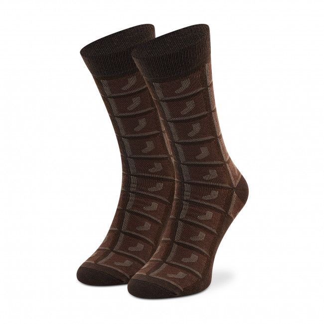 Calzini lunghi unisex Rainbow Socks - Chocolate Milk Chocolate Marrone