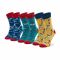 Set di 3 paia di calzini lunghi unisex Rainbow Socks - Rainbow Socks Box Nurse Blu