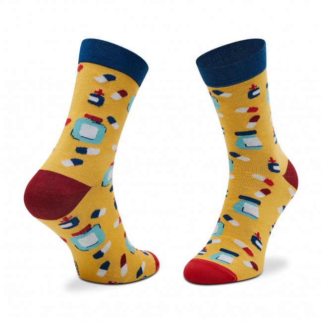 Set di 3 paia di calzini lunghi unisex Rainbow Socks - Rainbow Socks Box Nurse Blu