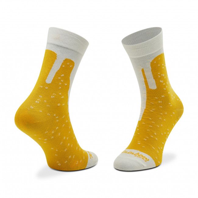 Set di 5 paia di calzini lunghi da uomo RAINBOW SOCKS - Tasty Meal Socks Box Giallo Multicolore