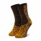Calzini lunghi unisex RAINBOW SOCKS - Tasty Croissant Marrone