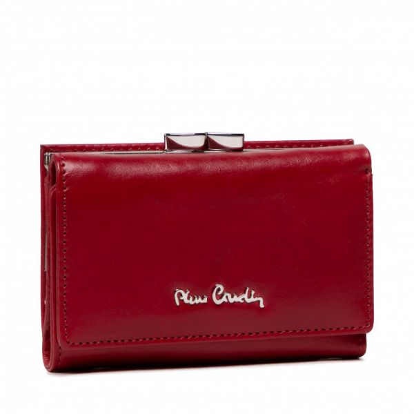 Portafoglio piccolo da donna Pierre Cardin - 06 ITALY 117 Rosso