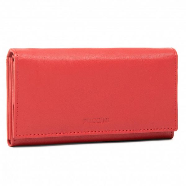 Portafoglio grande da donna Puccini - G002 Czerwony 3