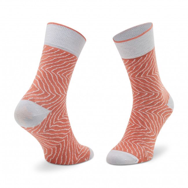 Set di 2 paia di calzini lunghi unisex Rainbow Socks - Sushi Socks Box 1x Salmon Nigiri 1x Tamago Omelette Nigiri Multicolore