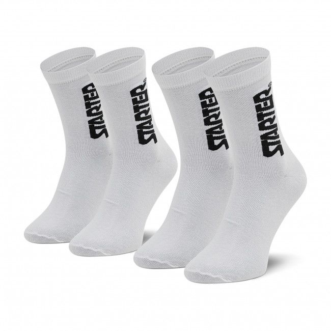 Set di 2 paia di calzini lunghi unisex Starter - SUS-006 White/Black 300