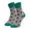 Calzini lunghi unisex Dots Socks - SX-414-S Grigio