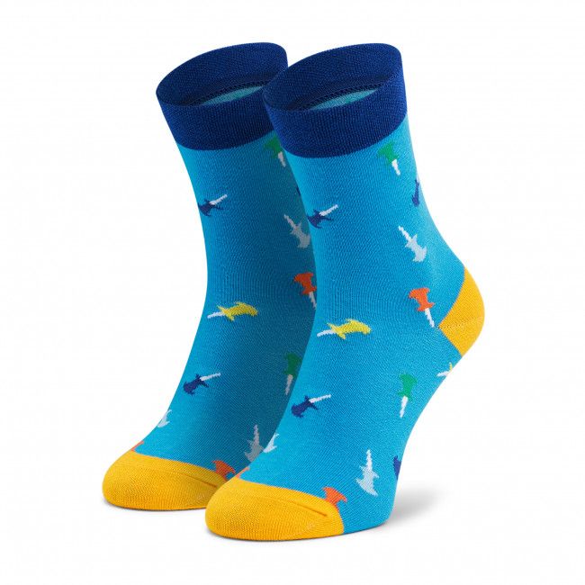 Calzini lunghi unisex DOTS SOCKS - DTS-SX-427-N Blu Multicolore