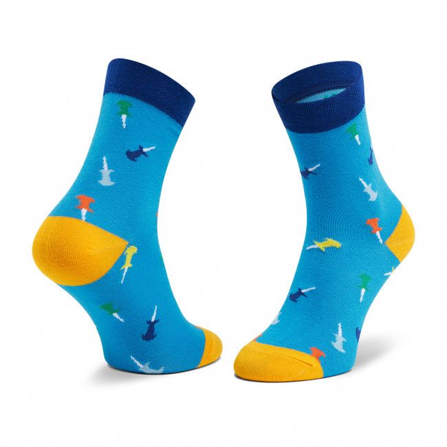 Calzini lunghi unisex DOTS SOCKS - DTS-SX-427-N Blu Multicolore