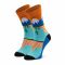 Calzini lunghi unisex DOTS SOCKS - SX-433-X Blu Multicolore