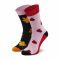 Calzini lunghi da uomo Dots Socks - DTS-SX459-R Rosa