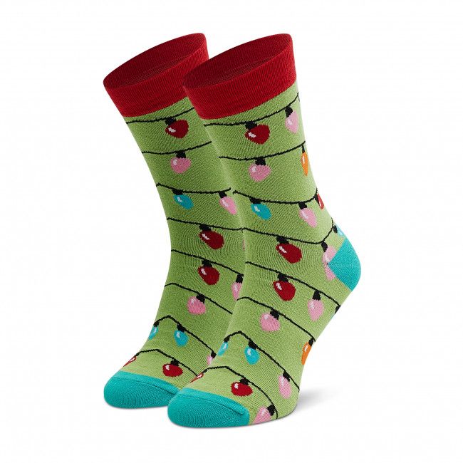 Calzini lunghi unisex Dots Socks - SX-473-Z Verde