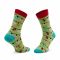 Calzini lunghi unisex Dots Socks - SX-473-Z Verde