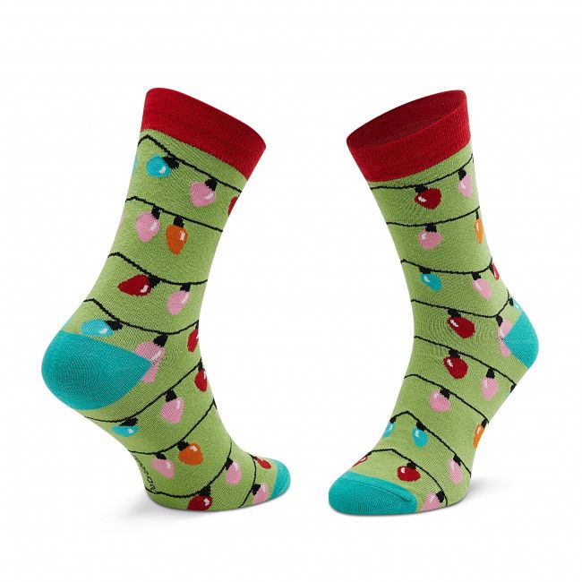 Calzini lunghi unisex Dots Socks - SX-473-Z Verde