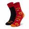 Calzini lunghi unisex DOTS SOCKS - DTS-SX-485-X Multicolore Nero Rosso