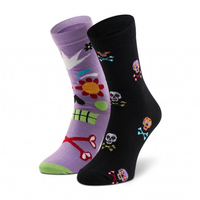 Calzini lunghi unisex Dots Socks - DTS-SX-486-X Viola