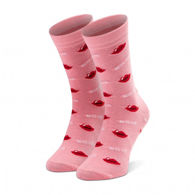 Calzini lunghi da donna DOTS SOCKS - DTS-SX-491-R-3942 Rosa