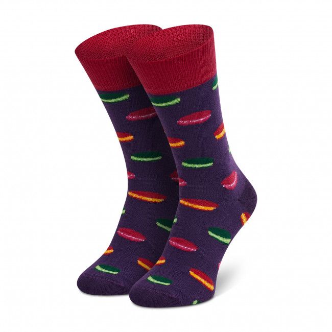 Calzini lunghi da uomo DOTS SOCKS - D20WF-SX-010-X Multicolore Viola