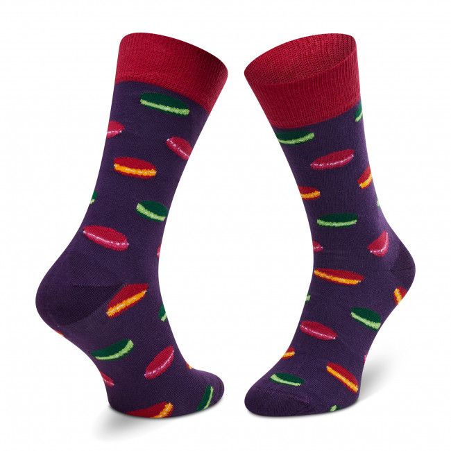 Calzini lunghi da uomo DOTS SOCKS - D20WF-SX-010-X Multicolore Viola